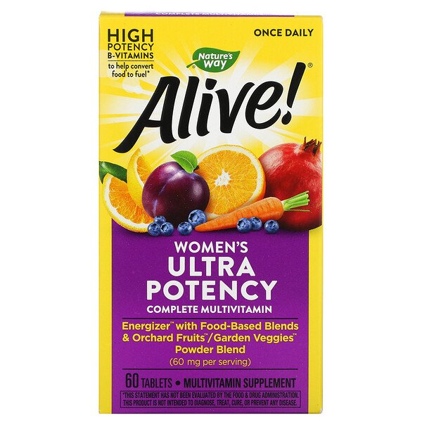 Mua Nature's Way Alive! Once Daily Women's Ultra Potency Complete Multi-Vitamin 60 viên giảm giá rẻ Hà nội TPHCM