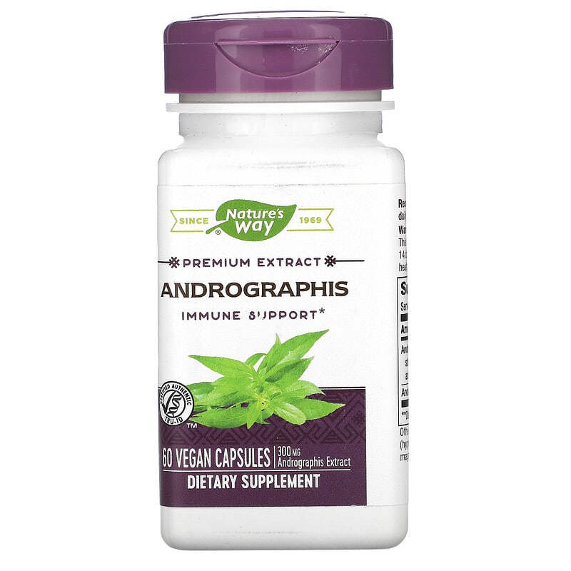 Nature's Way Andrographis 300 mg 60 viên 3 nature s way andrographis 300 mg 60 vegan capsules 1855