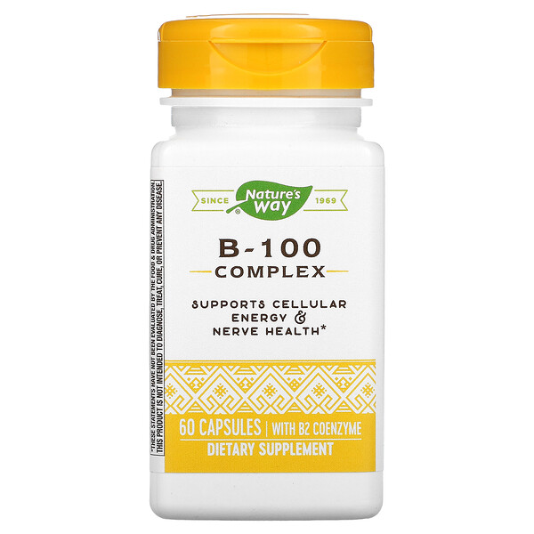 Mua Nature's Way B-100 Complex with B2 Coenzyme 60 viên giảm giá rẻ Hà nội TPHCM