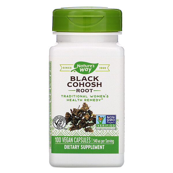 Nature's Way Black Cohosh Root 540 mg 100 viên 3 nature s way black cohosh root 540 mg 100 vegan capsules 50870
