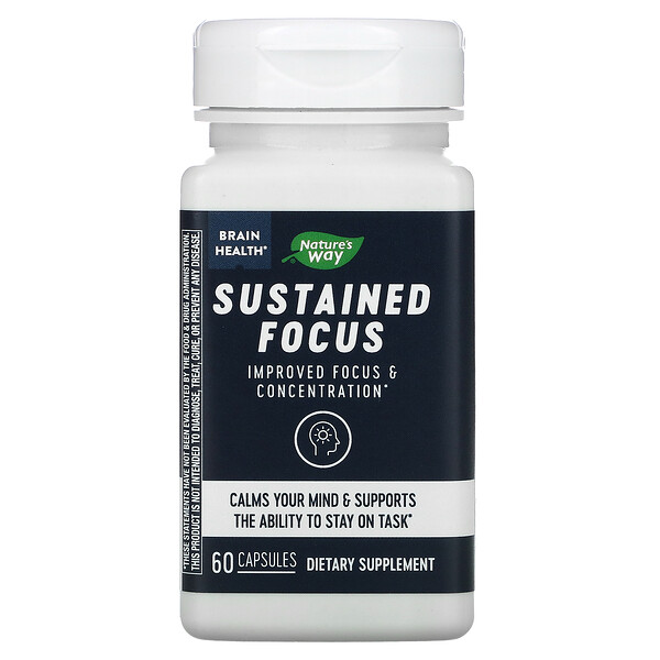 Nature's Way Brain Health Sustained Focus 60 Capsules 3 Mua Nature's Way Brain Health Sustained Focus 60 viên giảm giá rẻ Hà nội TPHCM