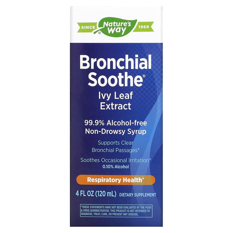 Nature's Way Bronchial Soothe Ivy Leaf Extract 4 fl oz (120 ml) 3 Nature's Way Bronchial Soothe Ivy Leaf Extract 4 fl oz (120 ml) 763948087716