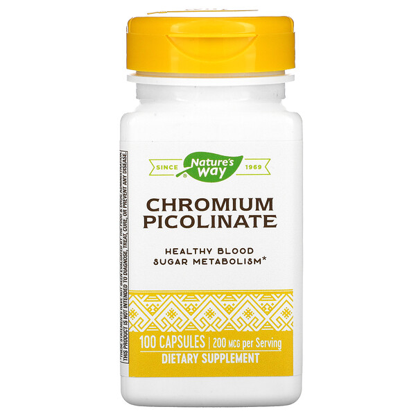 Mua Nature's Way Chromium Picolinate 200 mcg 100 viên giảm giá rẻ Hà nội TPHCM
