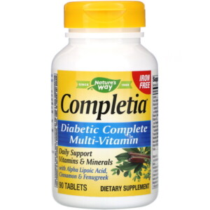 Mua Nature's Way Completia Diabetic Complete Multi-Vitamin Iron Free 90 viên giảm giá rẻ Hà nội TPHCM