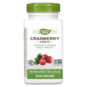 Nature's Way Cranberry Fruit 465 mg 180 Vegan Capsules 033674153611