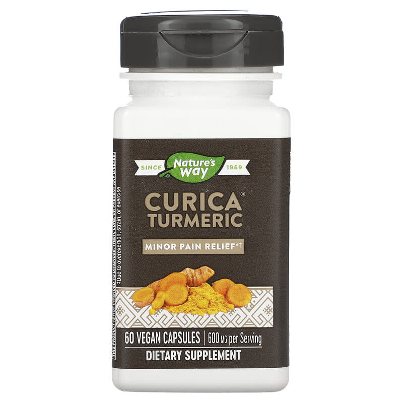 Nature's Way Curica Turmeric 300 mg 60 Vegan Capsules 3 Nature's Way Curica Turmeric 300 mg 60 Vegan Capsules 033674107546