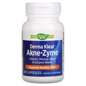 Nature's Way Derma Klear Akne-Zyme 90 Capsules 763948010592