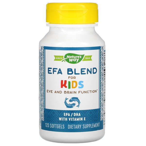 Nature's Way EFA Blend for Children 120 Softgels 6 nature s way efa blend for children 120 softgels 1965
