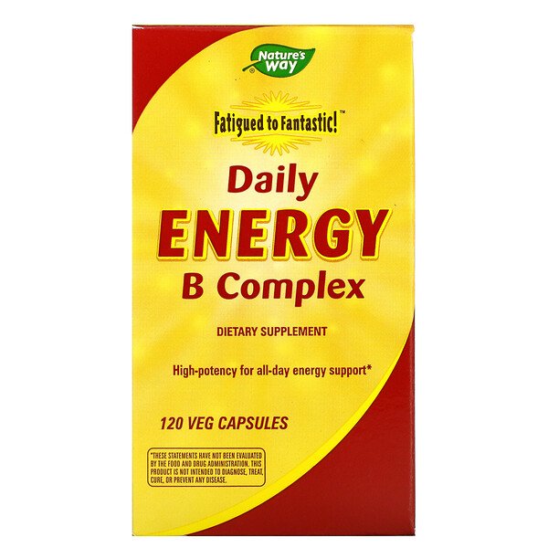 Nature's Way Fatigued to Fantastic! Daily Energy B Complex 120 Veg Capsules 1 Mua Nature's Way Fatigued to Fantastic! Daily Energy B Complex 120 Veg viên giảm giá rẻ Hà nội TPHCM