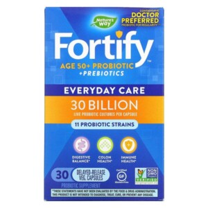 Mua Nature's Way Fortify Age 50+ Probiotic + Prebiotics Everyday Care 30 Billion 30 Delayed-Release Veg viên giảm giá rẻ Hà nội TPHCM