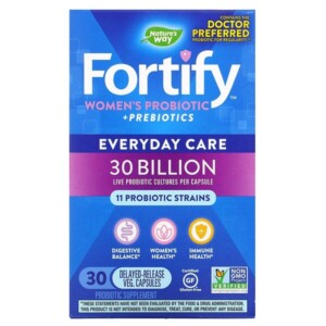 Mua Nature's Way Fortify Women's Probiotic + Prebiotics Everyday Care 30 Billion 30 Delayed-Release Veg. viên giảm giá rẻ Hà nội TPHCM