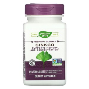 Nature's Way Ginkgo 120 Vegan Capsules 033674153512