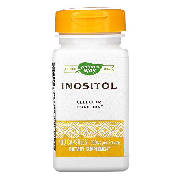 Nature's Way Inositol 500 mg 100 viên 3 nature s way inositol 500 mg 100 capsules 1912