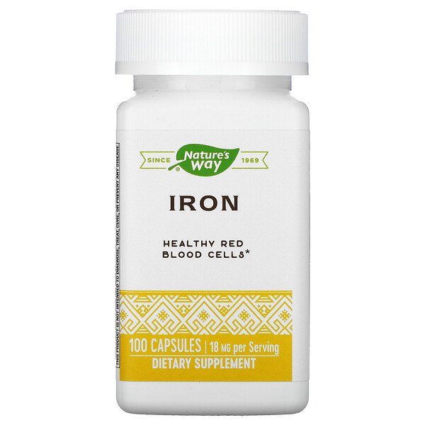 Mua Nature's Way Iron 18 mg 100 viên giảm giá rẻ Hà nội TPHCM