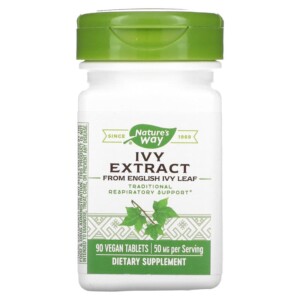 Nature's Way Ivy Extract 25 mg 90 Vegan Tablets 763948082391