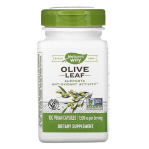 Nature's Way Olive Leaf 500 mg 100 Vegan Capsules 033674145210