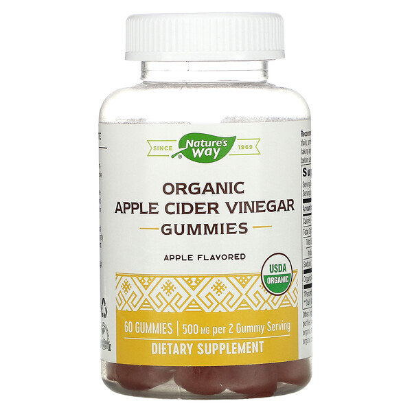 Mua Nature's Way Organic Apple Cider Vinegar Gummies Apple 250 mg 60 Gummies giảm giá rẻ Hà nội TPHCM