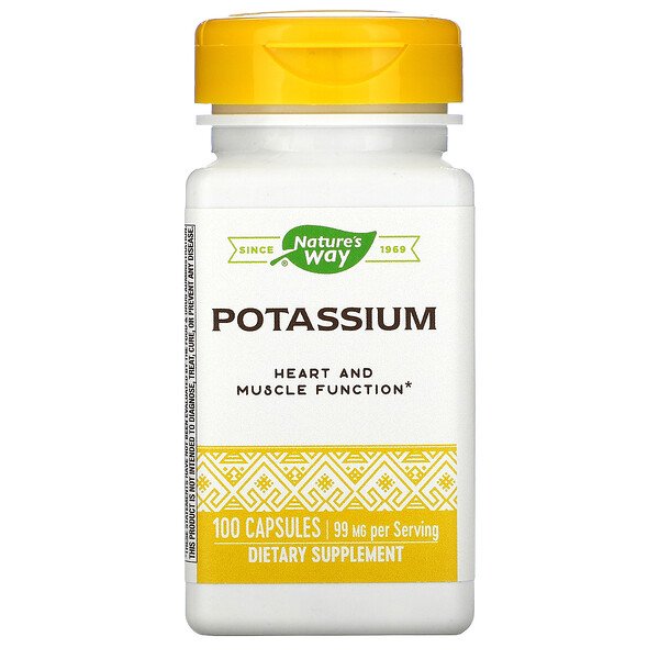 Nature's Way Potassium 99 mg 100 Capsules 1 Mua Nature's Way Potassium 99 mg 100 viên giảm giá rẻ Hà nội TPHCM