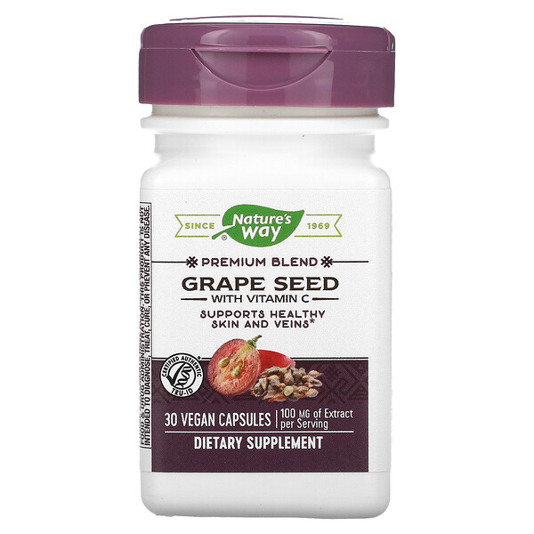 Mua Nature's Way Premium Blend Grape Seed with Vitamin C 100 mg 30 Vegan viên giảm giá rẻ Hà nội TPHCM