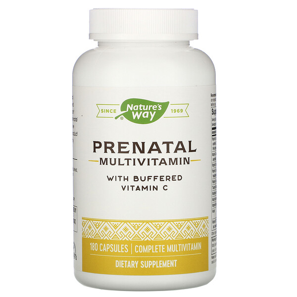 Mua Nature's Way Prenatal Multivitamin with Buffered Vitamin C 180 Capsules giảm giá rẻ Hà nội TPHCM