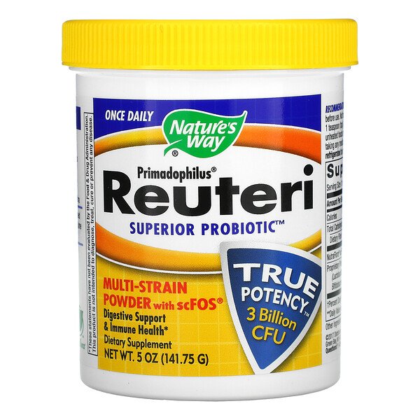 Nature's Way Primadophilus Reuteri Superior Probiotic 3 Billion CFU 5 oz (141.75 g) 3 nature s way primadophilus reuteri superior probiotic 3 billion cfu 5 oz 141 75 g 4676
