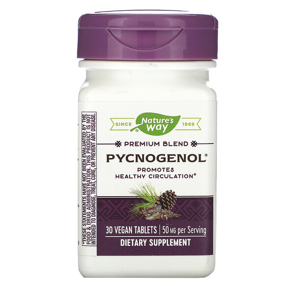 Nature's Way Pycnogenol 50 mg 30 viên 3 nature s way pycnogenol 50 mg 30 vegan tablets 2044