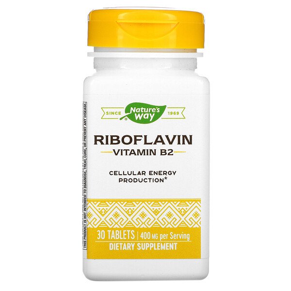 Mua Nature's Way Riboflavin Vitamin B2 400 mg 30 viên giảm giá rẻ Hà nội TPHCM