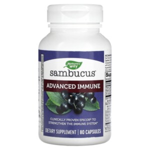 Nature's Way Sambucus Advanced Immune 80 Capsules 033674140406