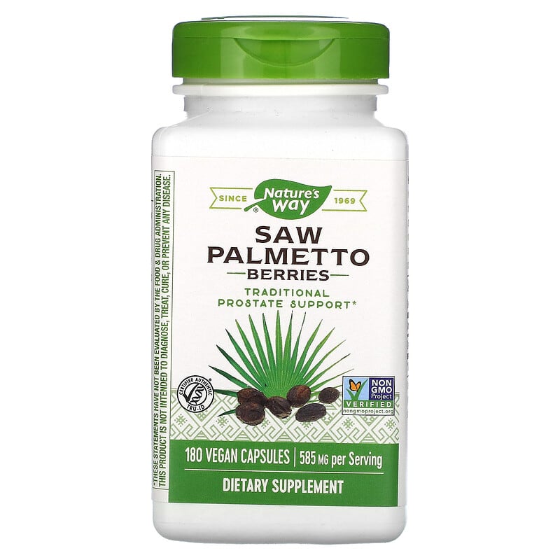 Nature's Way Saw Palmetto Berries 585 mg 180 viên 6 nature s way saw palmetto berries 585 mg 180 vegan capsules 2076