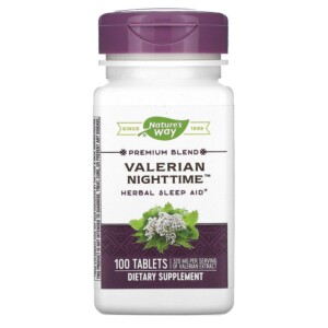 Nature's Way Valerian Nighttime 100 Tablets 033674066409