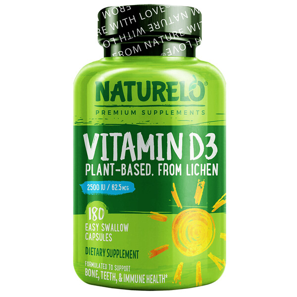 Mua NATURELO Vitamin D3 Plant-Based from Lichen 62.5 mcg 2