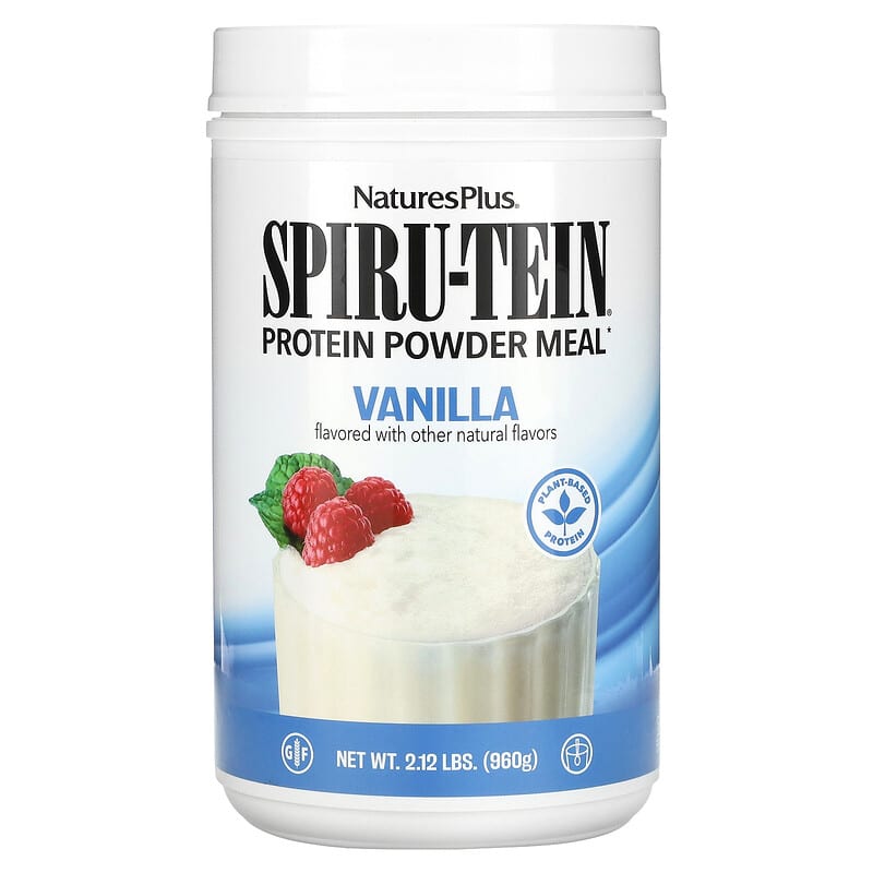 NaturesPlus Spiru-Tein High Protein Energy Meal Vanilla 2.12 lbs (960 g) 3 NaturesPlus Spiru-Tein High Protein Energy Meal Vanilla 2.12 lbs (960 g) 097467045811