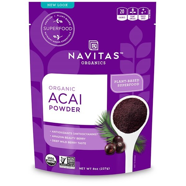 Navitas Organics Organic Acai Powder 8 oz (227 g) 6 navitas organics organic acai powder 8 oz 227 g 14252