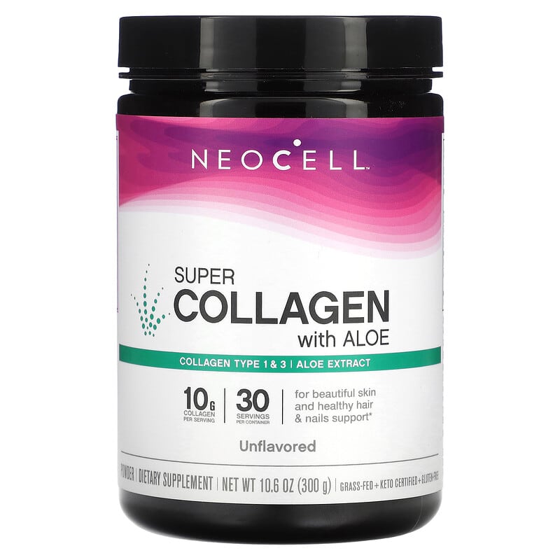 NeoCell Super Collagen Powder Unflavored 10.6 oz (300 g) 3 NeoCell Super Collagen Powder Unflavored 10.6 oz (300 g) 016185132726