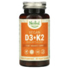Nested Naturals Vegan D3 + K2 plus Nettle Leaf 60 Vegan Capsules 852446007477