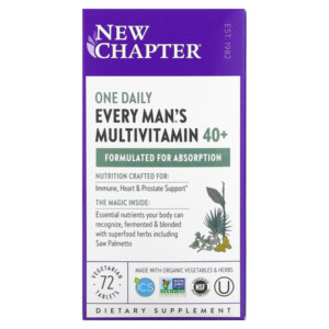 Mua New Chapter 40+ Every Man's One Daily Multivitamin 72 viên giảm giá rẻ Hà nội TPHCM