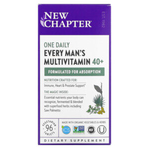 Mua New Chapter 40+ Every Man's One Daily Multivitamin 96 viên giảm giá rẻ Hà nội TPHCM