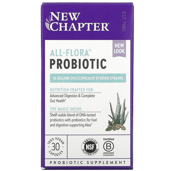 New Chapter All-Flora Probiotic 30 viên 3 new chapter all flora probiotic 30 vegan capsules 85903