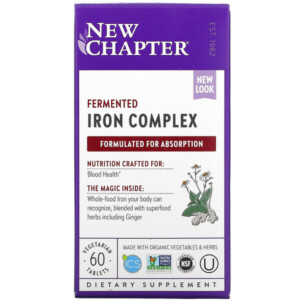 Mua New Chapter Fermented Iron Complex 60 viên giảm giá rẻ Hà nội TPHCM