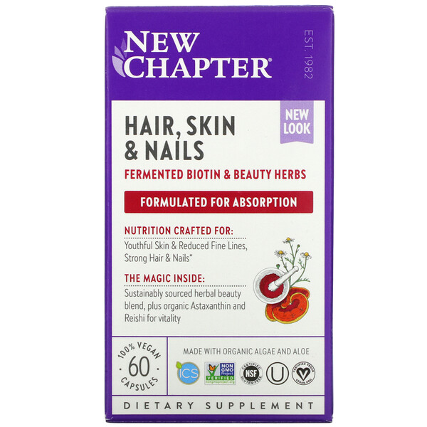 Mua New Chapter Hair Skin & Nails 60 Vegan viên giảm giá rẻ Hà nội TPHCM