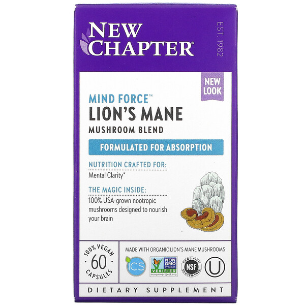 New Chapter Lion's Mane 60 Vegan Capsules 1 Mua New Chapter Lion's Mane 60 Vegan viên giảm giá rẻ Hà nội TPHCM