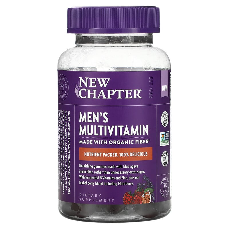 New Chapter Men's Multivitamin Berry Citrus 75 Gummies 3 New Chapter Men's Multivitamin Berry Citrus 75 Gummies 727783903495
