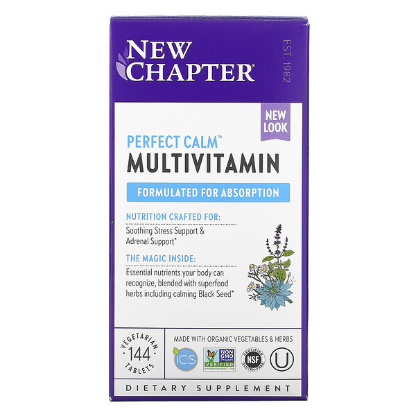 Mua New Chapter Perfect Calm Multivitamin 144 viên giảm giá rẻ Hà nội TPHCM