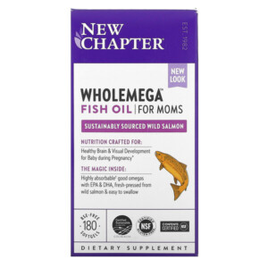 Mua New Chapter Wholemega Fish Oil for Moms 180 Softgels giảm giá rẻ Hà nội TPHCM
