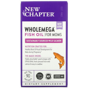 Mua New Chapter Wholemega Fish Oil for Moms 90 Softgels giảm giá rẻ Hà nội TPHCM