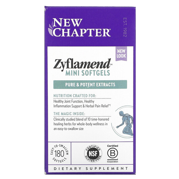 New Chapter Zyflamend 180 Mini Softgels 3 new chapter zyflamend 180 mini softgels 79