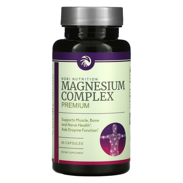 Nobi Nutrition Premium Magnesium Complex 60 viên 3 nobi nutrition premium magnesium complex 60 capsules 106663