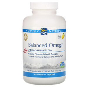 Mua Nordic Naturals Balanced Omega Lemon 830 mg 180 Softgels giảm giá rẻ Hà nội TPHCM