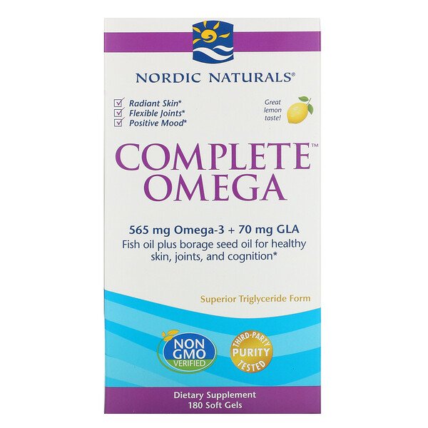 Nordic Naturals Complete Omega Lemon 180 Soft Gels 3 nordic naturals complete omega lemon 180 soft gels 23063