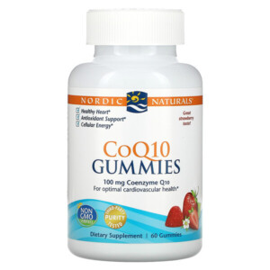 Mua Nordic Naturals CoQ10 Gummies Strawberry 100 mg 60 Gummies giảm giá rẻ Hà nội TPHCM